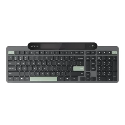 LENOVO Self-Charging Bluetooth Keyboard – Anthrazit – Bild 3