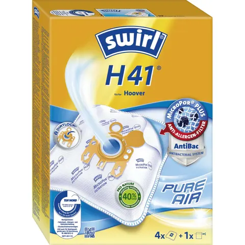 swirl® MicroPor® Plus Staubsaugerbeutel, H41 – Bild 2