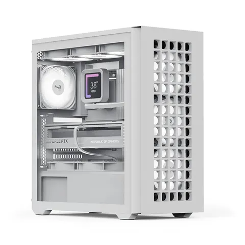 AeroCool PC Gehäuse D502A Mid-Tower Weiß – Bild 2