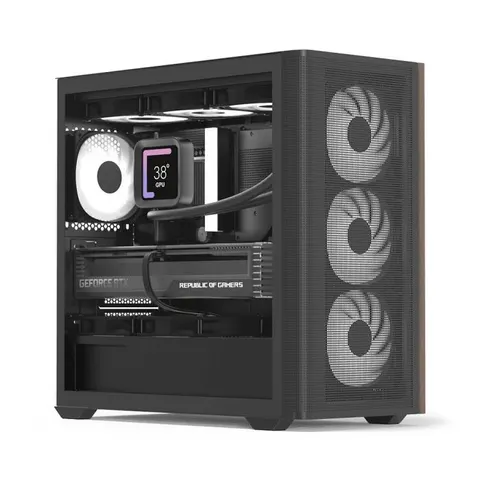 AeroCool PC Gehäuse D301A Mini-Tower Schwarz – Bild 2