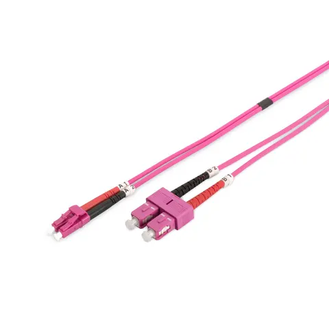 Digitus LWL Multimode Patchkabel, OM4, LC / SC – Bild 3