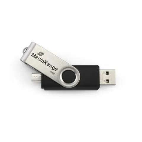 MediaRange USB-Stick 8 GB USB combo mit Micro USB – Bild 2
