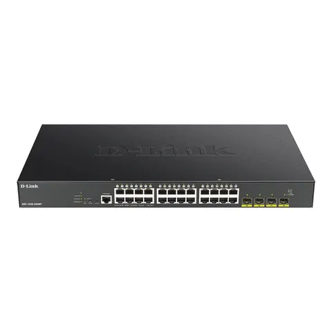 D-Link DGS-1250-28XMP/E – Schwarz – Bild 3