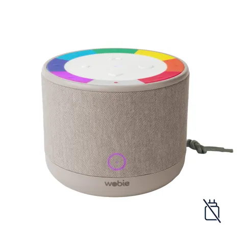 Wobie Box Streaming-Lautsprecher, Grau – Bild 3