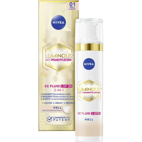 NIVEA LUMINOUS630® 3in1 HELL Gesichtsfluid 40,0 ml – Bild 2