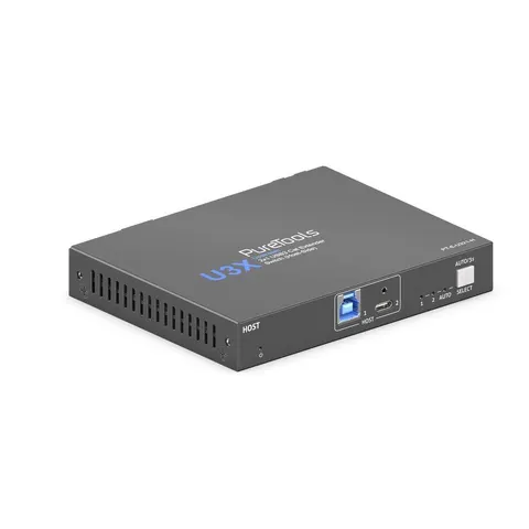 PureTools - 2x1 USB3 Cat Extender Switch (Host-Side) - USB 3.2 Gen1 Data Extender Switch inkl. Dual Device Ports & PD – Bild 2