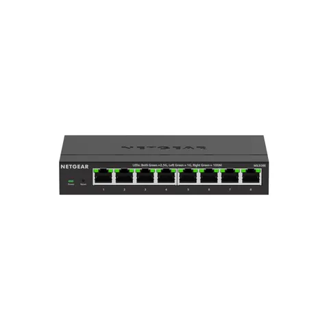 NETGEAR MS308E Unmanaged Switch 8x 2.5G Ethernet – Schwarz – Bild 3