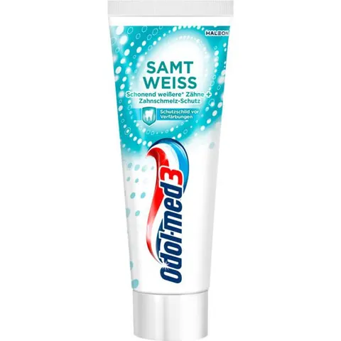 Odol-med3® SAMTWEISS Zahnpasta 75 ml – Bild 2