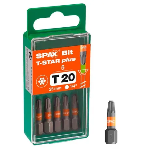 SPAX Bits T20 T-STAR Plus, 5St. – 4003530239656 – Bild 2