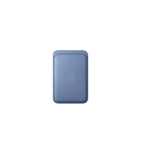 Apple iPhone Feingewebe Wallet mit MagSafe, Hyazinthenblau – Bild 2