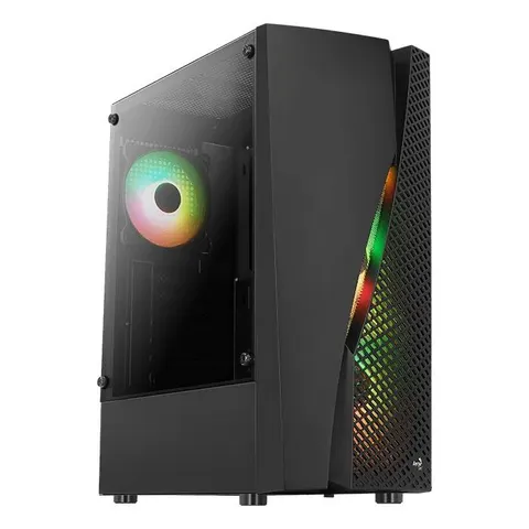 Aerocool PC Gehäuse Wave v3 Midi-Tower Schwarz – Bild 2