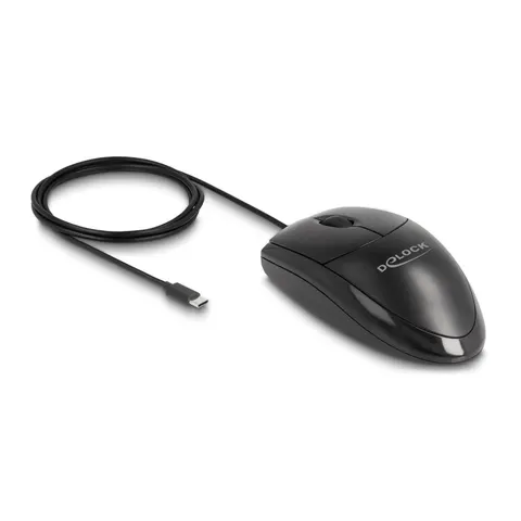 DeLock Optische USB Type-C™ Desktop Maus – Lautlos – Bild 2