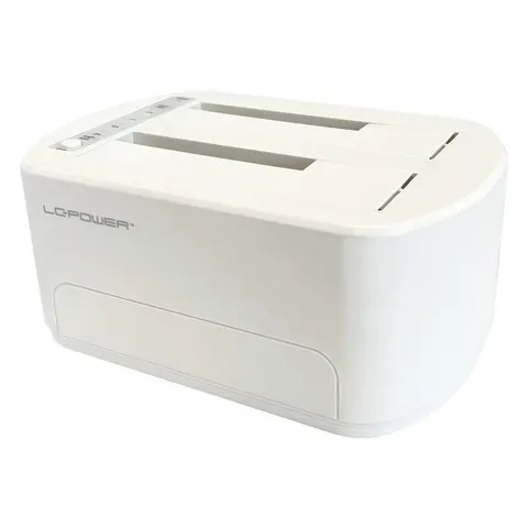 LC-Power Dockingstation USB 3.2 2,5"/3,5" SATA/SSD (White) – Bild 2