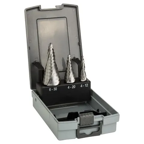 BOSCH Stufenbohrer-Set HSS 3-teilig – Bild 3