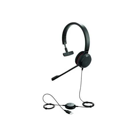 JABRA Evolve 30 II USB C/A Mono MS – Schwarz – Bild 3