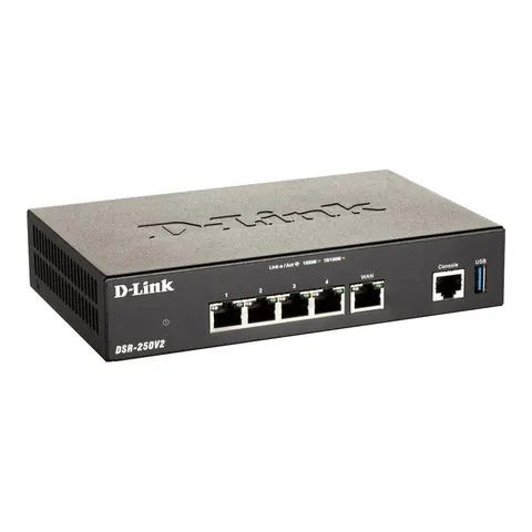 D-Link DSR-250V2/E, Wireless VPN Security Router – Bild 2