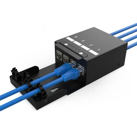 DIGITUS Konsolidierungspunkt-Box 4Ports Keystone Module – Bild 2