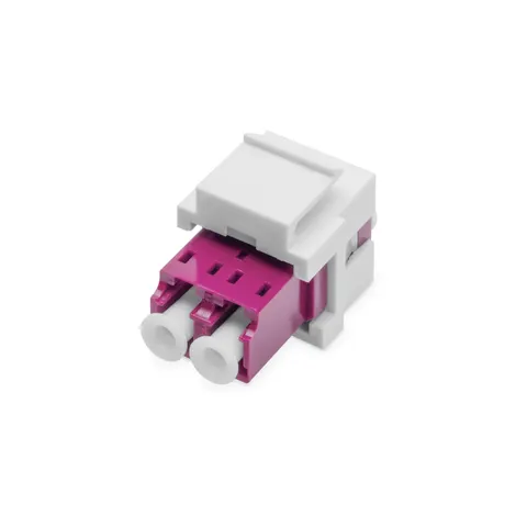 DIGITUS LWL Kupplung LC/LC Multimode-OM4 Dupl.Keystone-Modul – Bild 2