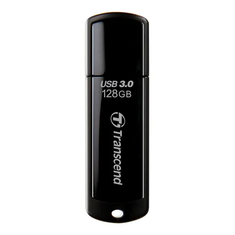 Transcend JetFlash 700 USB-Stick 128 GB – Schwarz – Bild 2