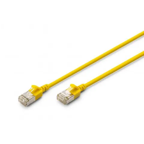 Digitus CAT 6A F-FTP Slim Patchkabel, 2m, Gelb – Bild 3