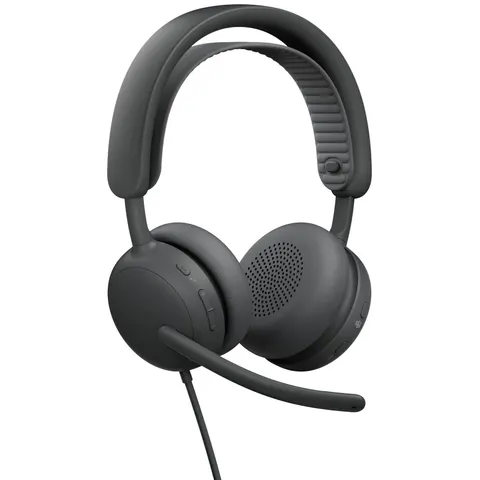 Logitech Zone Wired 2 ES for Business USB-Headset graphit – Grau – Bild 2