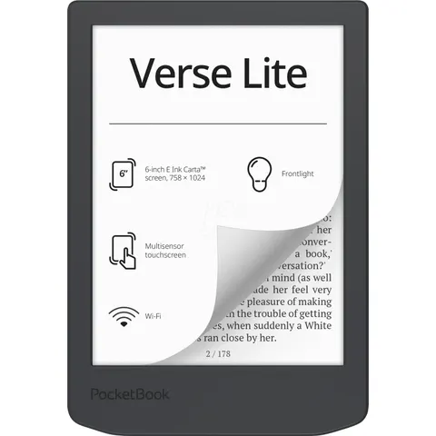 PocketBook Verse Lite eBook-Reader - Midnight Grey – Bild 2