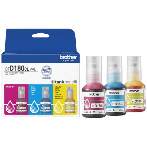 Brother BTD180CLVAL - 3-farbig - Druckerpatrone - Multipack – Bild 3