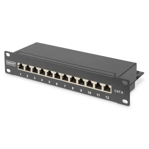 Digitus CAT 6, Klasse E Patch Panel, geschirmt, schwarz – 241591 – Bild 2
