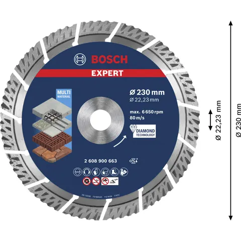 BOSCH Diamant-Trennscheibe 230 mm – Bild 2