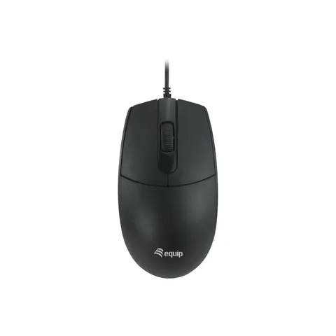 Equip Silent kabelgebundene Maus, schwarz – Bild 2