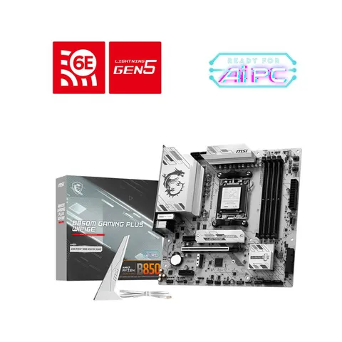 MSI B850M Gaming Plus WIFI6E – Weiß – Bild 3