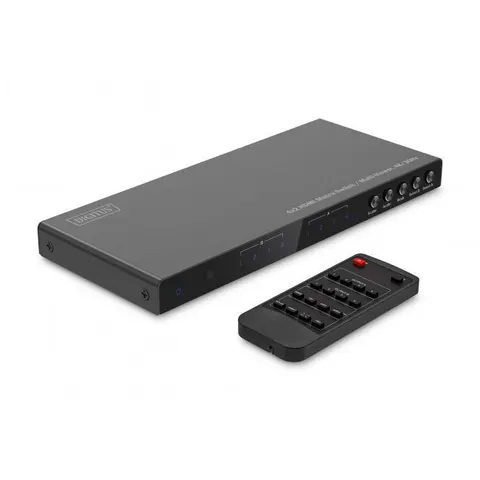 DIGITUS 4x2 HDMI Matrix Switch / Multi-Viewer, 4K/30Hz – Bild 2