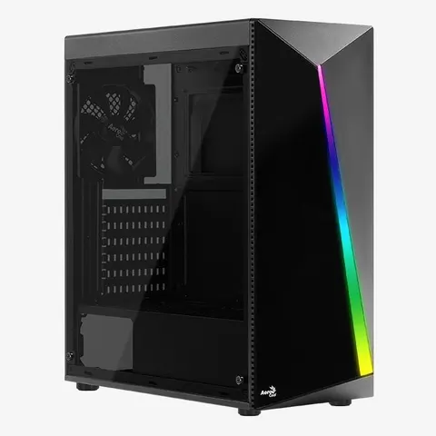 AeroCool PC Gehäuse Shard Mid-Tower Schwarz (Window-Kit) – Bild 2