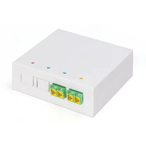 Digitus FTTH Gehäuse, 2 x LC/APC DX Kupplung mit Shutter – Bild 2
