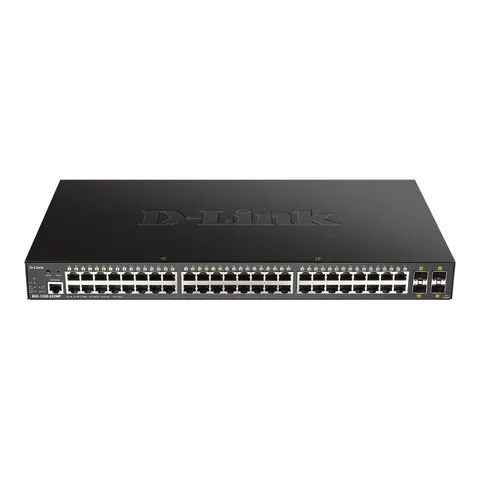 D-LINK DGS-1250-52XMP/E – Schwarz – Bild 2