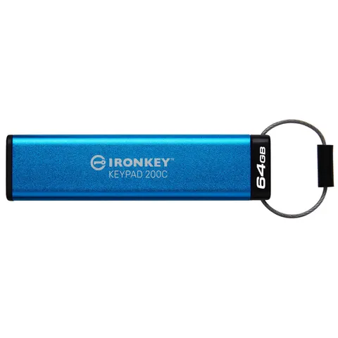 KINGSTON 64GB USB-C IronKey Keypad 200C – Bild 2