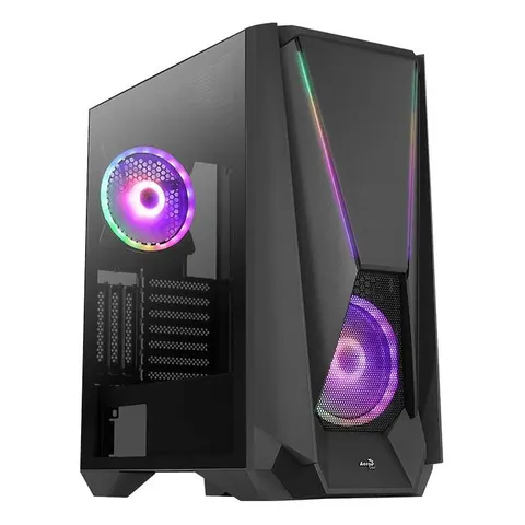 Aerocool PC Gehäuse Visor Mid-Tower Schwarz – Bild 2