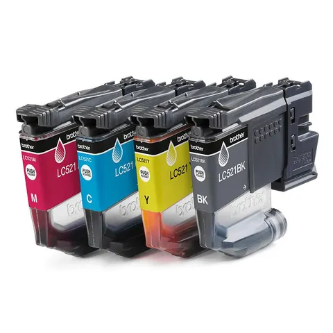 Brother LC-521VAL - 4-farbig - Druckerpatrone - Multipack – Bild 3