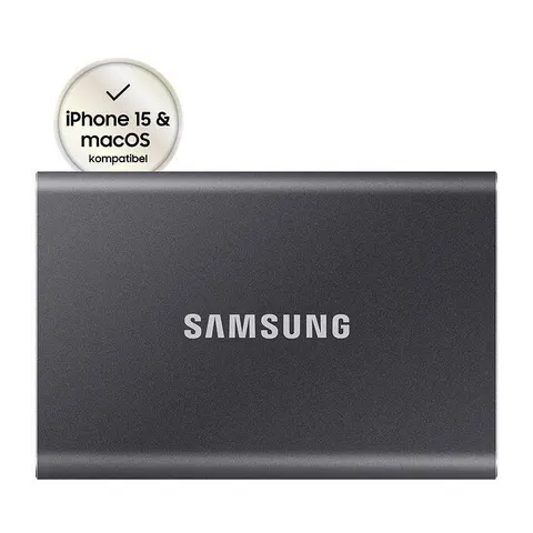 Samsung T7 Portable, 4TB, Grau, SSD, USB-C – Bild 2