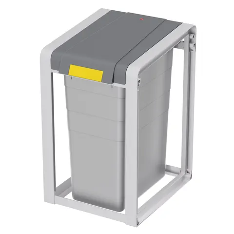 Hailo Mülleimer 38,0 l signalgrau – Bild 2