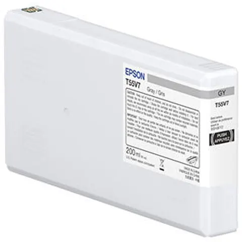 Tinte T55W7 Grau, 200ml - Epson Partner – Bild 3