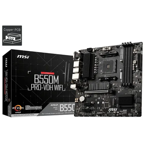 MSI B550M Pro-VDH WIFI – Schwarz – Bild 3
