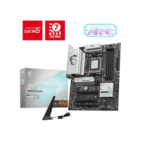 MSI B850 Gaming Plus Wifi – Schwarz – Bild 3