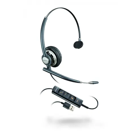 HP Poly EncorePro 715 USB-A Headset TAA – Schwarz – Bild 2