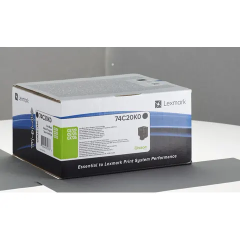 Lexmark 74C20K0 - Schwarz - Toner – Bild 3