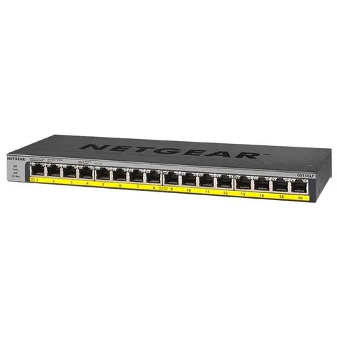 NETGEAR Switch 16x GE GS116LP-100EUS unmanaged – Bild 2