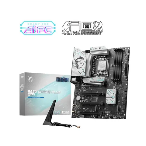 MSI B860 Gaming Plus Wifi – Schwarz – Bild 3