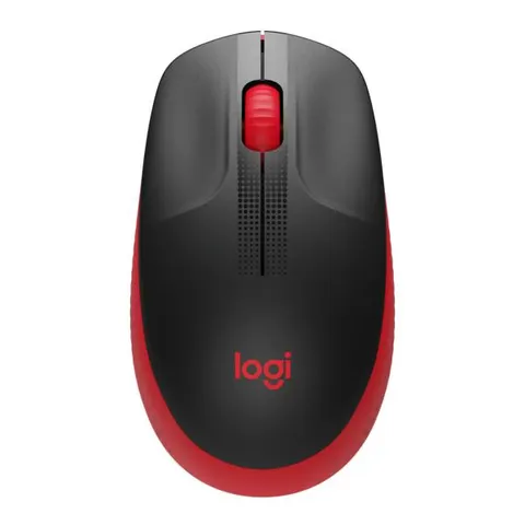 Logitech Wireless Mouse M190 red retail – Rot – Bild 2