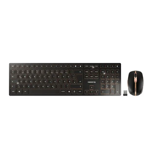 CHERRY DW 9100 SLIM keyboard – Schwarz – Bild 2