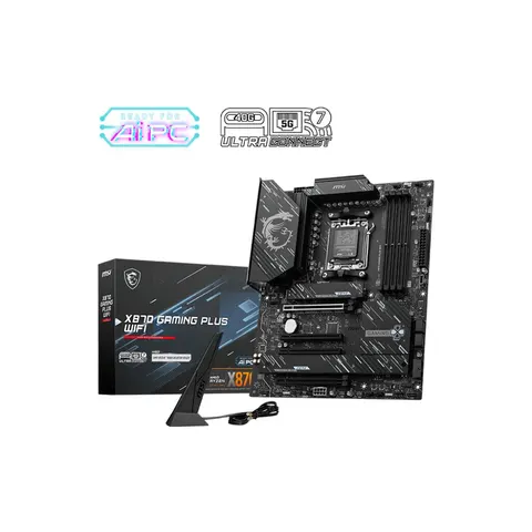 MSI X870 Gaming Plus Wifi – Schwarz – Bild 3